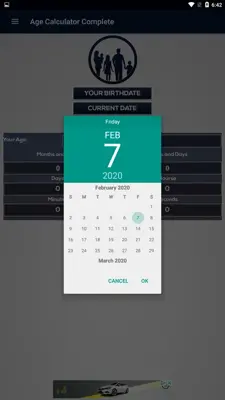 Age Calculator Complete android App screenshot 1